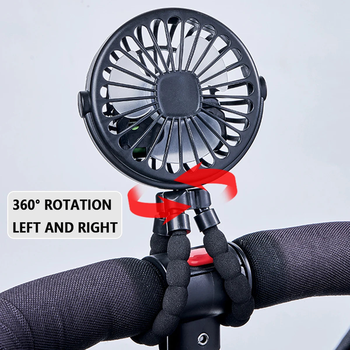 Octopus-shaped handheld fan