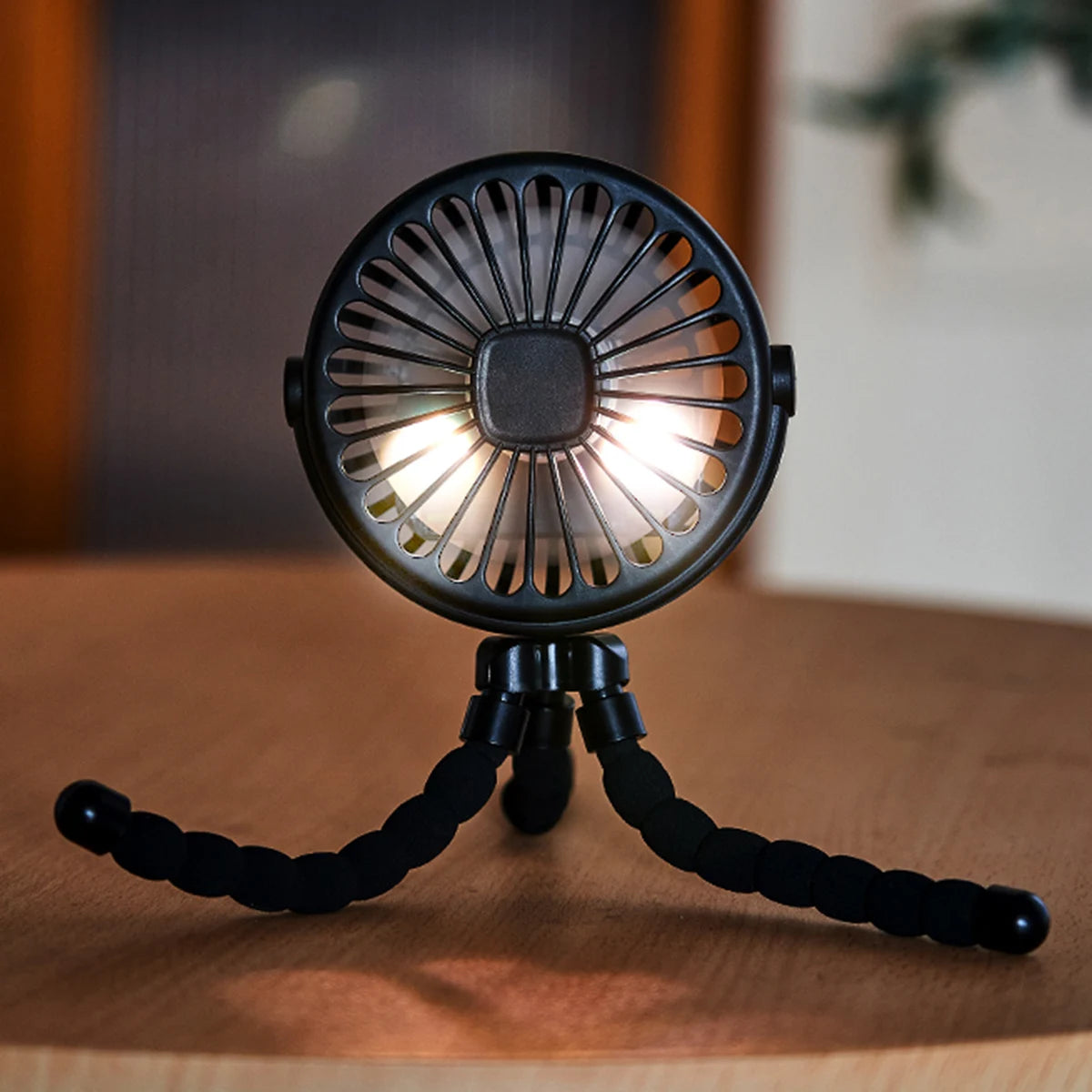 Octopus-shaped handheld fan
