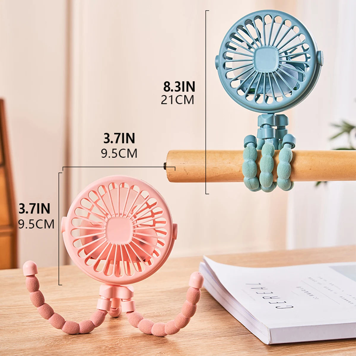 Octopus-shaped handheld fan